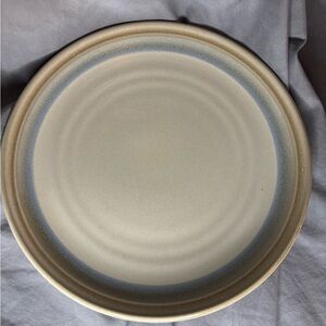 Noritake "Painted Desert" Cream and Blue Gradient Stoneware Salad/ Dessert Plate